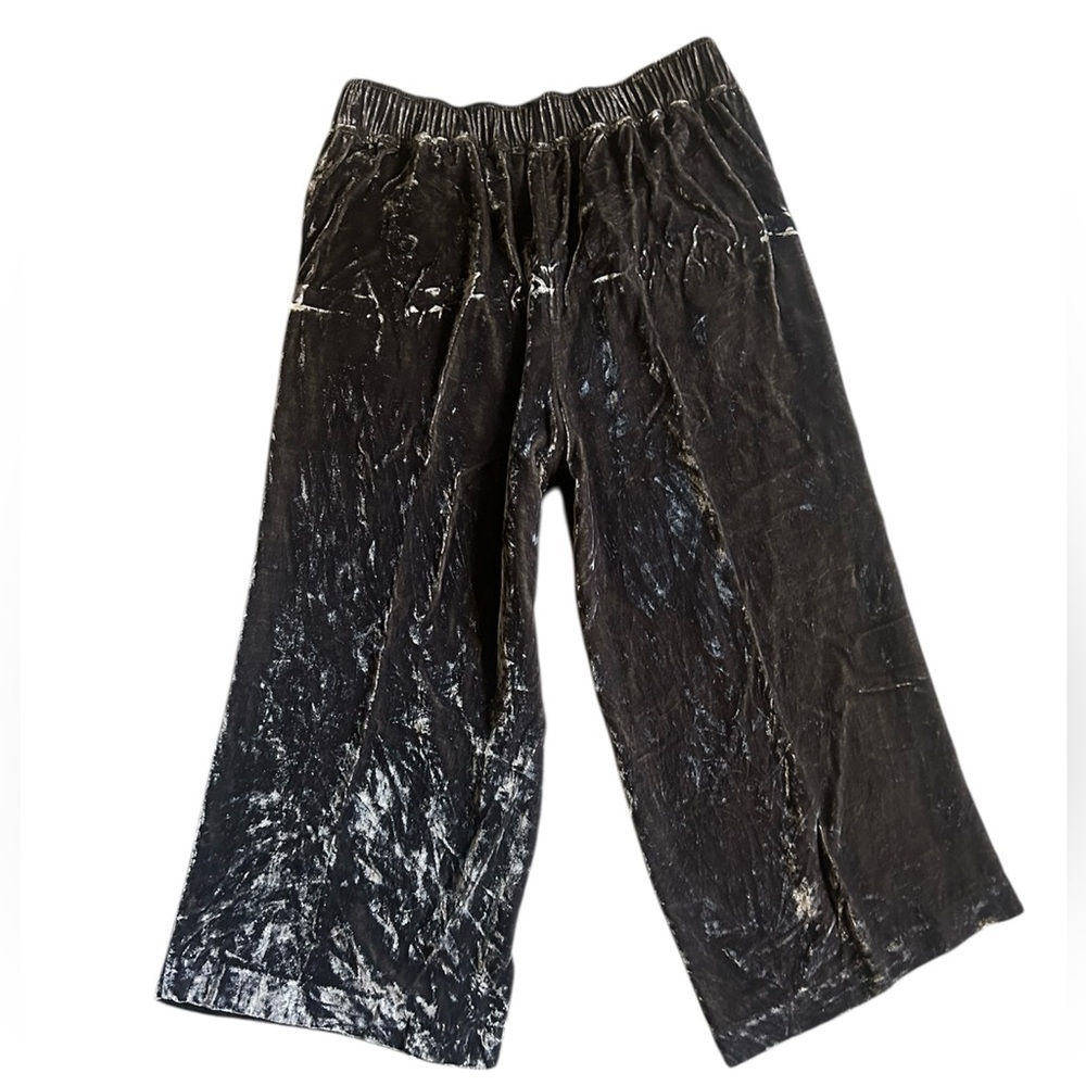 Beautiful Madewell Brown Charcoal Velvet Trousers - Picture 3 of 4
